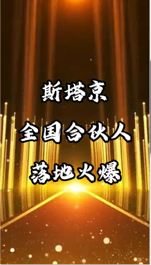 斯塔京全国合伙人落地火爆